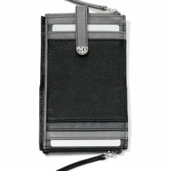 Brighton Barbados Credit Card Wallet Black-Multi Best