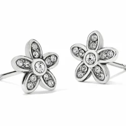 Brighton Baroness Fiori Mini Post Earrings Silver New