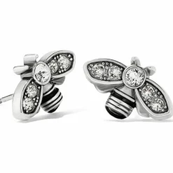 Brighton Bee Beautiful Mini Post Earrings Silver Outlet