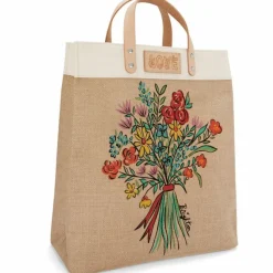 Brighton Bella Bouquet Burlap Tote Multi Best