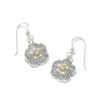 Brighton Bella Garden French Wire Earrings Silver-Gold Sale