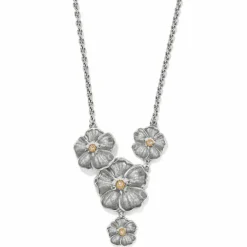 Brighton Bella Garden Necklace Silver-Gold New