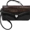 Brighton Bella Luna Large Wallet Chocolate-Black Fashion