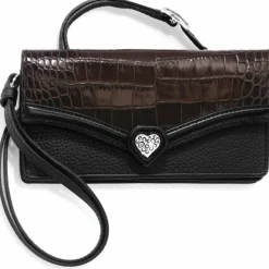 Brighton Bella Luna Large Wallet Chocolate-Black Fashion