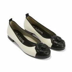 Brighton Belle Ballerinas Black-White Discount