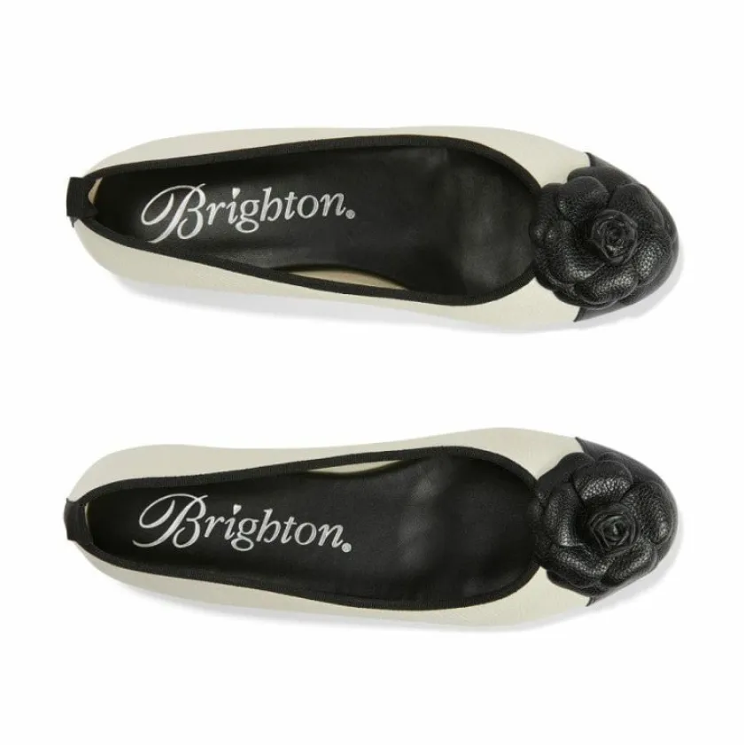 Brighton Belle Ballerinas Black-White Discount