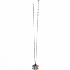 Brighton Bellissima Fiore Reversible Necklace Silver-Multi Outlet