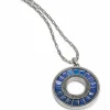 Brighton Bellissima Gems Blues Large Necklace Silver-Blues New
