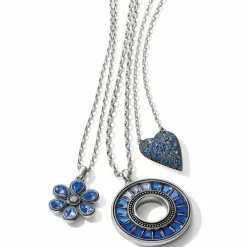 Brighton Bellissima Gems Blues Large Necklace Silver-Blues New