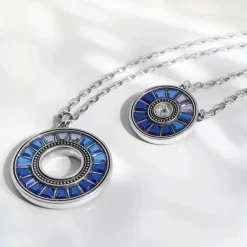 Brighton Bellissima Gems Blues Small Necklace Silver-Multi Outlet