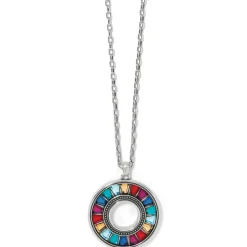 Brighton Bellissima Gems Large Necklace Silver-Multi Hot