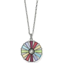 Brighton Bellissima Gems Ray Necklace Silver-Multi Fashion