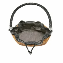 Brighton Bellita Straw Bag Black-Natural Hot