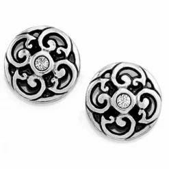 Brighton Betsey Mini Post Earrings Silver Clearance