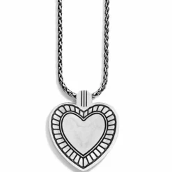 Brighton Big Sky Heart Necklace Silver Sale