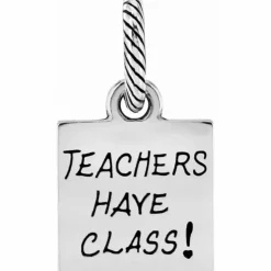 Brighton Blackboard Charm Silver-Black Best
