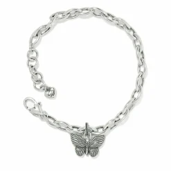 Brighton Bloom Butterfly Petite Bracelet Silver Sale