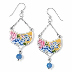 Brighton Blossom Hill Garden Drop French Wire Earrings Silver-Multi New