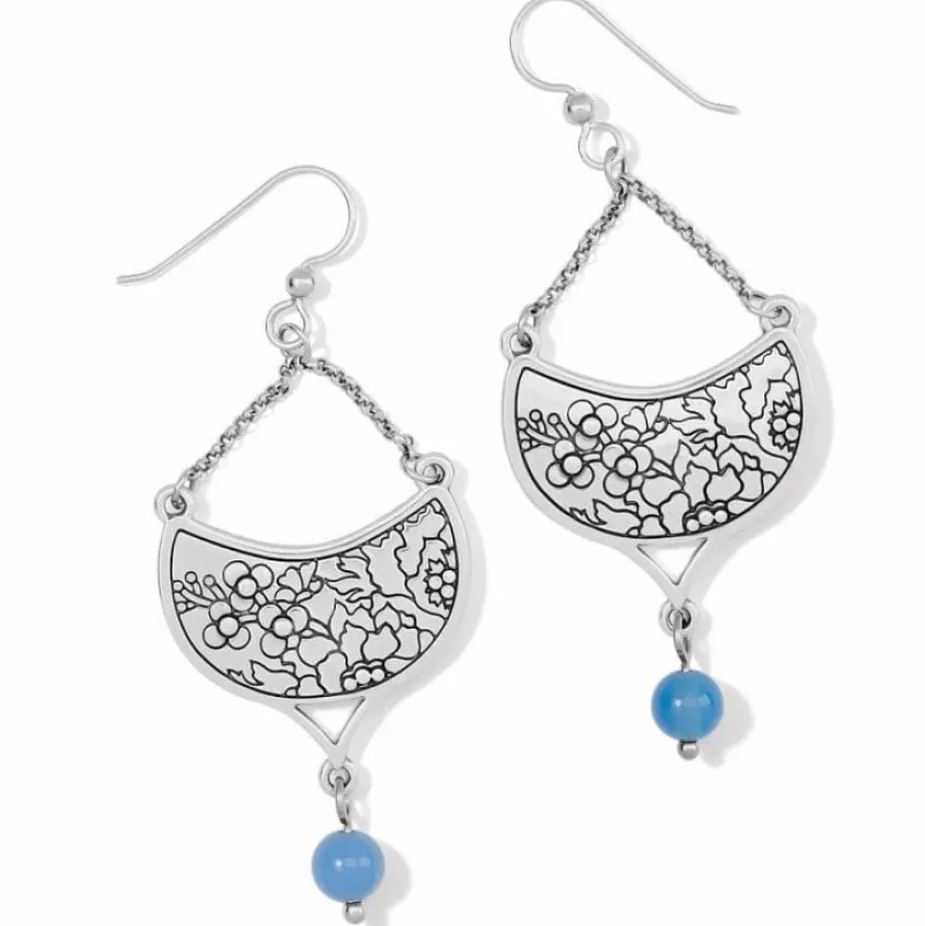 Brighton Blossom Hill Garden Drop French Wire Earrings Silver-Multi New