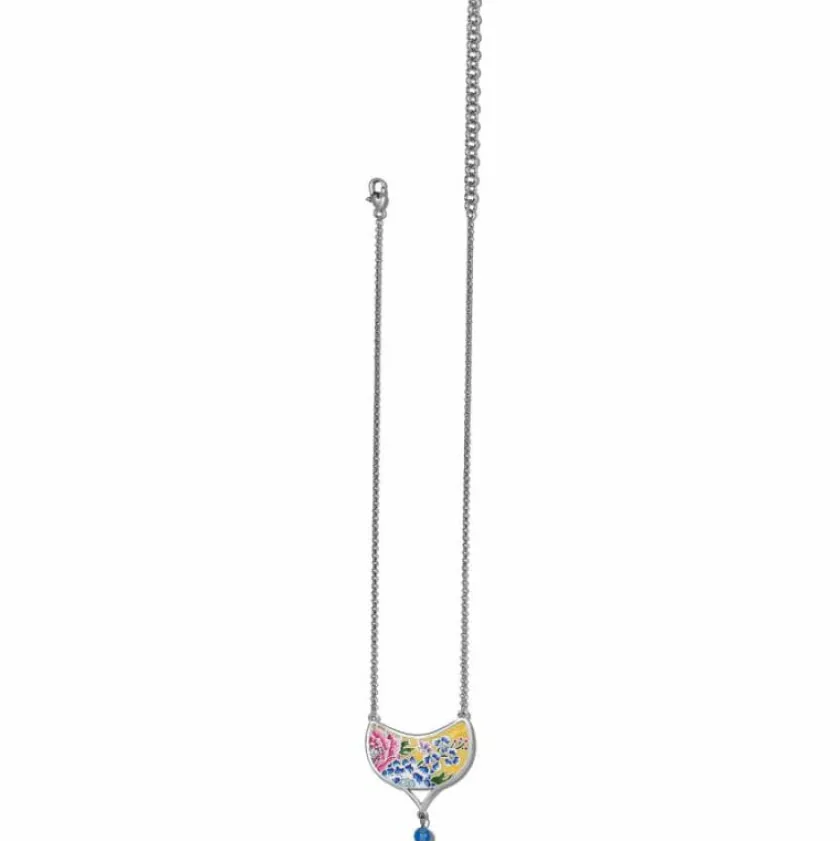 Brighton Blossom Hill Garden Drop Necklace Silver-Multi New