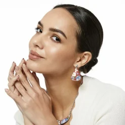 Brighton Blossom Hill Rouge Post Drop Earrings Red-Multi Best