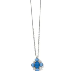 Brighton Blue Moon Pendant Long Necklace Silver-Blue Online