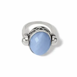 Brighton Blue Moon Ring Silver-Blue Fashion