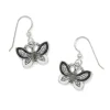 Brighton Botanique Garden French Wire Earrings Silver-Black Sale