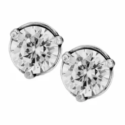 Brighton Brilliance 7MM Post Earrings Silver Outlet