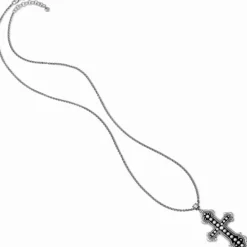 Brighton Calvary Cross Convertible Necklace Silver Discount