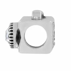 Brighton Camera Bead Silver-Black Clearance