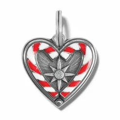 Brighton Candycane Sweetheart Charm Silver-Multi Online