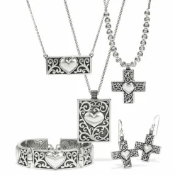 Brighton Carlotta Heart Pendant Necklace Silver Best