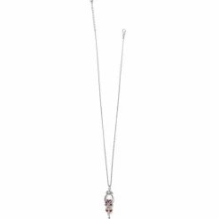 Brighton Carry Me With Love Charm Necklace Silver-Red Online