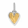Brighton Cascade Heart Charm Silver-Gold New