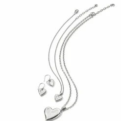 Brighton Cascade Heart Petite Necklace Silver-Gold Discount
