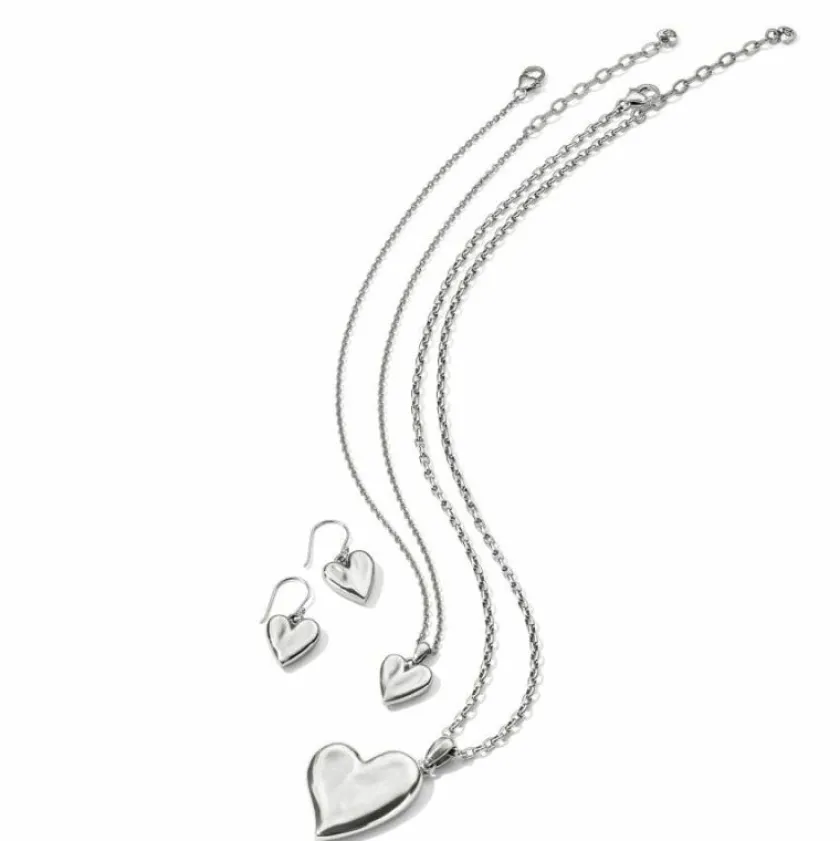 Brighton Cascade Heart Reversible Necklace Silver-Gold Outlet