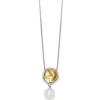 Brighton Cascade Round Pearl Necklace Silver-Pearl New