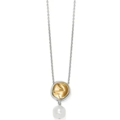 Brighton Cascade Round Pearl Necklace Silver-Pearl New