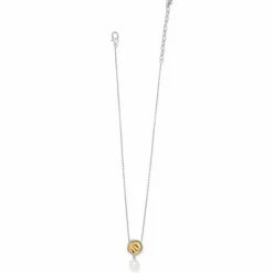 Brighton Cascade Round Pearl Necklace Silver-Pearl New