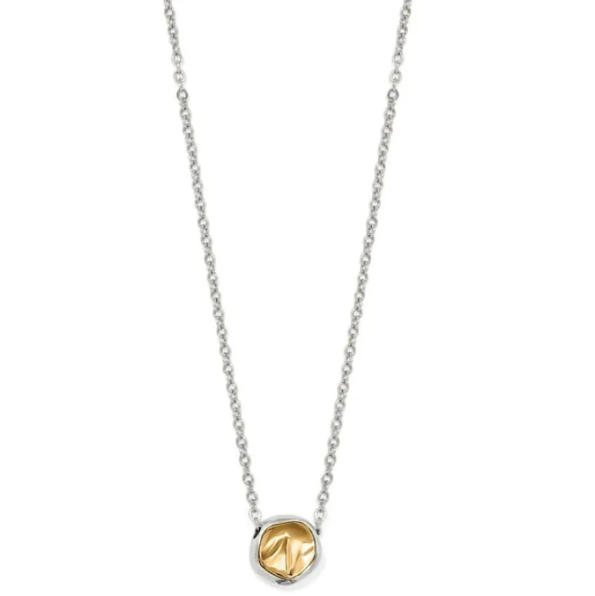 Brighton Cascade Round Petite Necklace Silver-Gold Discount