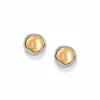 Brighton Cascade Round Post Earrings Silver-Gold Clearance