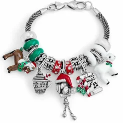 Brighton Christmas Lamb Charm Silver-White Outlet