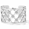 Brighton Christo Amsterdam Wide Cuff Bracelet Silver Discount