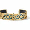 Brighton Christo Barcelona Slim Cuff Bracelet Set Gold-BaliBlue New