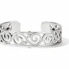 Brighton Christo Barcelona Slim Cuff Bracelet Silver Fashion