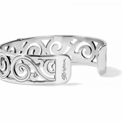 Brighton Christo Barcelona Slim Cuff Bracelet Silver Fashion