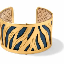 Brighton Christo Johannesburg Wide Cuff Bracelet Set Gold-GoldSnake Hot