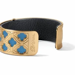 Brighton Christo London Narrow Cuff Bracelet Set Gold-BaliBlue Fashion