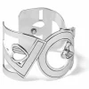 Brighton Christo Love Patch Wide Cuff Bracelet Silver Outlet
